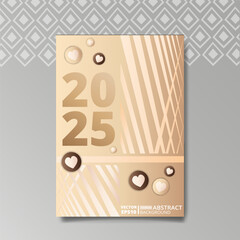 Happy new year 2025 concept