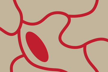 Abstract line wallpaper. Abstract vector. Simplicity. Backdrop. Gift wrap.Postcard. Graphic design. Multicolour. Fabric. Decorative. Yellow and Red and Beige colours. Wave pattern. Ornament. Dynamic. 