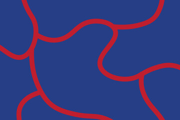 Abstract line wallpaper. Abstract vector. Simplicity. Backdrop. Gift wrap.Postcard. Graphic design. Multicolour. Fabric. Decorative. Yellow and Red and Blue colours. Wave pattern. Ornament. Dynamic. 