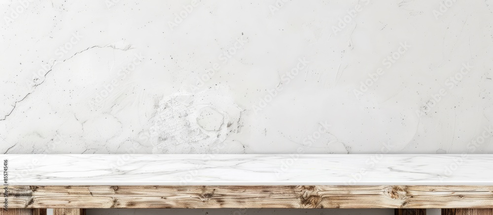 Aufkleber White wood table texture for background and wallpaper. with copy space image. Place for adding text or design