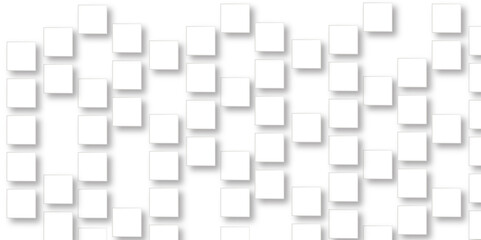 Abstract white and grey geometric overlapping square pattern background with shadow. paper texture design Abstract white background can use for design, background concept, vector illustration.