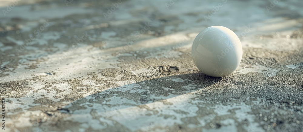 Leinwandbilder Porcelain object on ground. with copy space image. Place for adding text or design