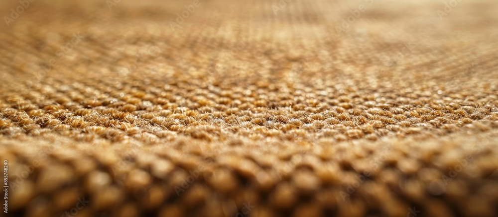 Aufkleber Closeup of brown carpet texture. with copy space image. Place for adding text or design