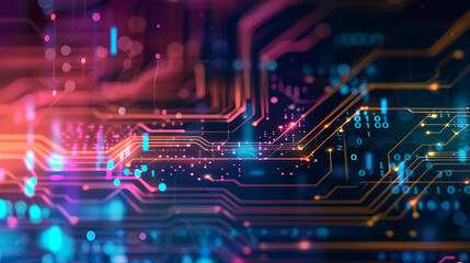 Fototapeta premium technology background
