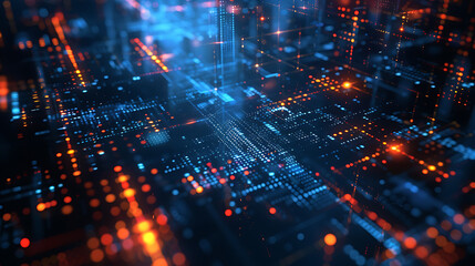 Obraz premium technology background