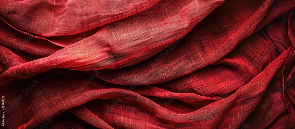 Poster Red Curtain. Copy space image. Place for adding text or design