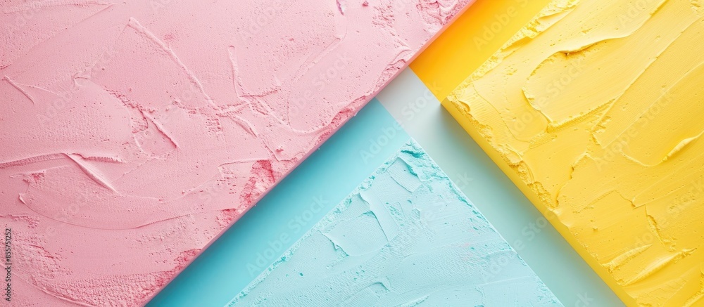 Poster Insulation material pastel background    Abstract. with copy space image. Place for adding text or design