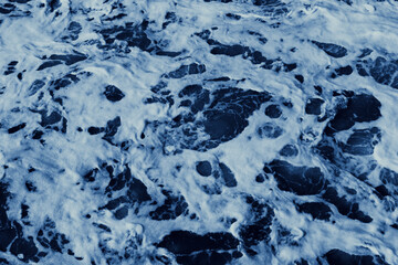 abstract blue water background, grainy abstract illustration, noisy texture banner header cover design