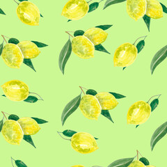 lemons, pattern