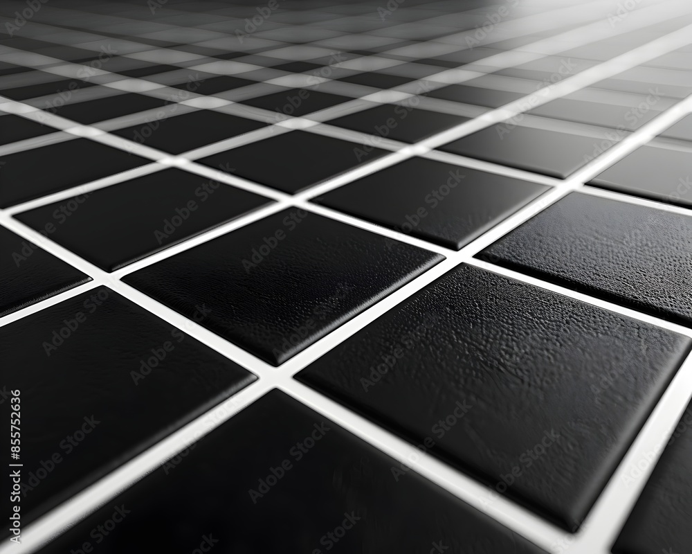 Poster clean minimalist black and white grid pattern backdrop for tech product presentation