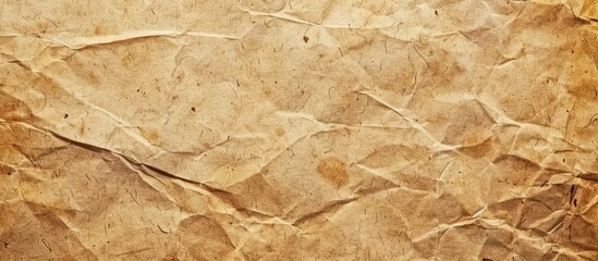 Beige recycled craft paper texture as background. Copy space image. Place for adding text or design