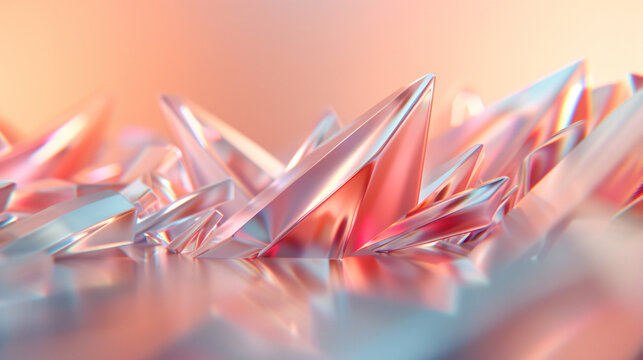 A single, elongated prism floating in a void, its surface adorned with a mesmerizing tessellation of organic and geometric shapes woven together seamlessly. 