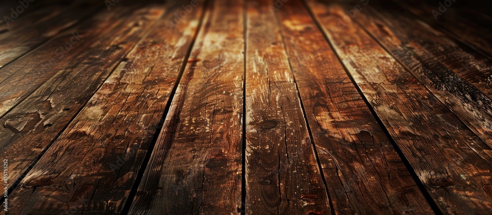 Aufkleber old wooden floor for graphic design or wallpapers.vintage beautiful background. with copy space imag