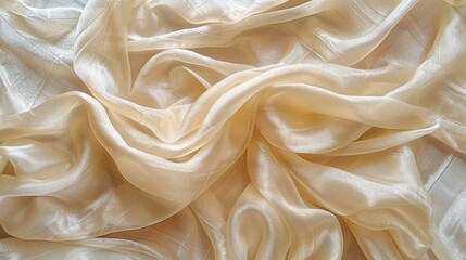 Obraz premium pure white cloth swirling background