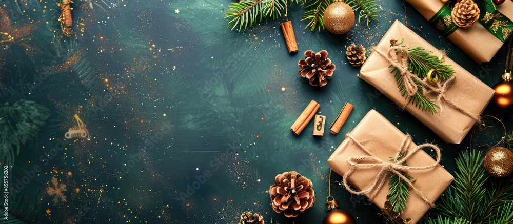Poster preparing advent calendar for kids. preparing christmas and new year gifts for children. seasonal tr
