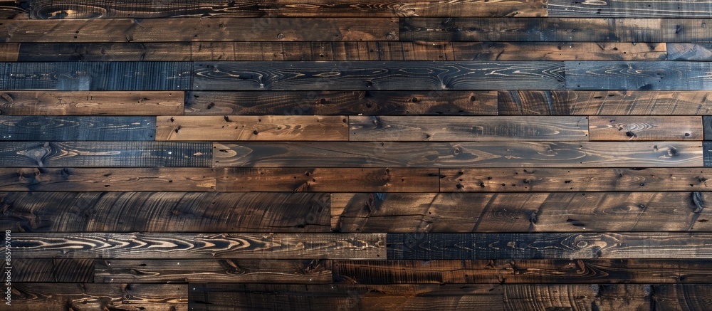 Poster wood texture backgrounds hardwood floor viewed from above. with copy space image. place for adding t