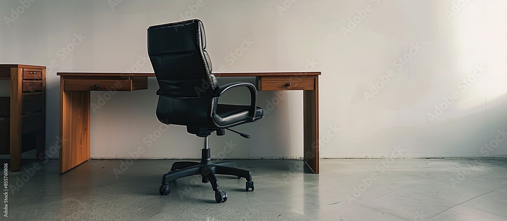 Aufkleber big chair and desk . with copy space image. Place for adding text or design