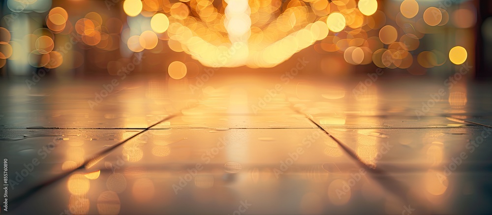Leinwandbilder floor Background. modern texture floor interior Defocused Background abstract. Blurred Bokeh. with copy space image. Place for adding text or design