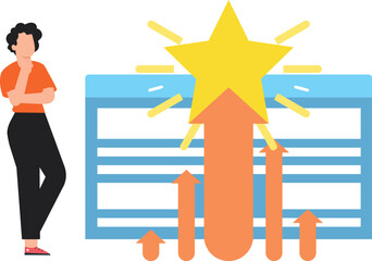 The boy is thinking.