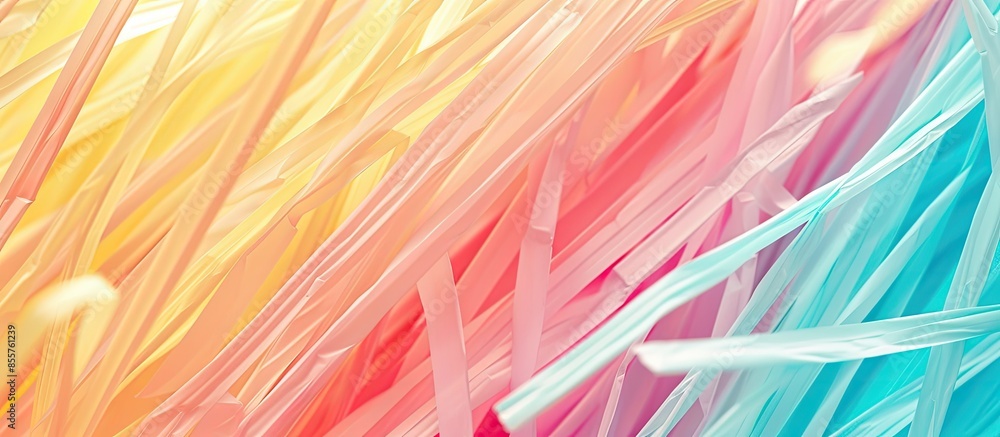 Poster Fancy straw pastel background    Abstract  Texture. with copy space image. Place for adding text or design