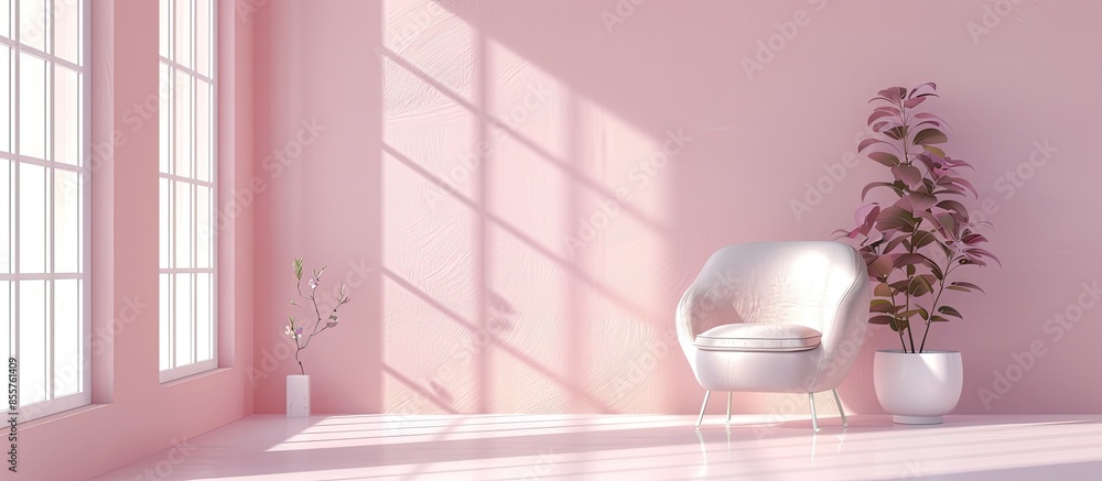 Poster home concept, light colors. with copy space image. place for adding text or design