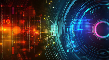 Fototapeta premium abstract technology background