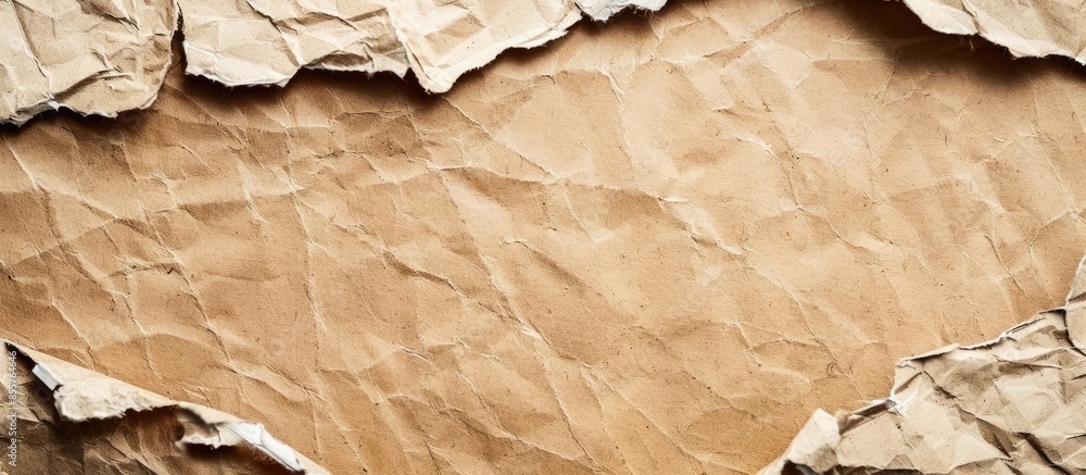 Aufkleber Recycle paper background. Copy space image. Place for adding text or design