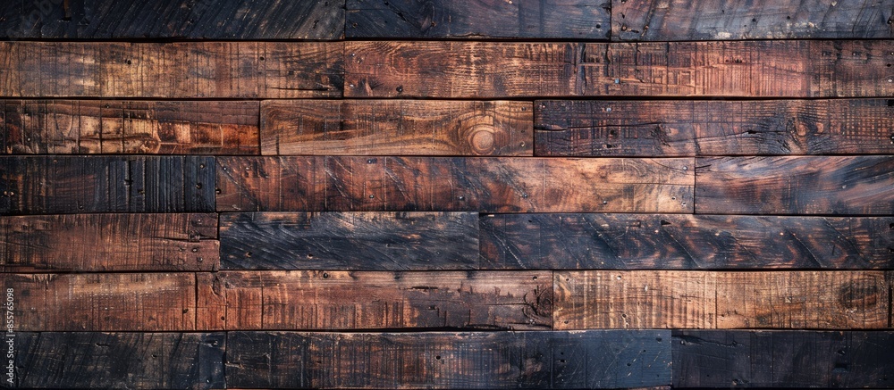 Aufkleber Plank Wood Texture for Background.Vintage Tone. with copy space image. Place for adding text or design