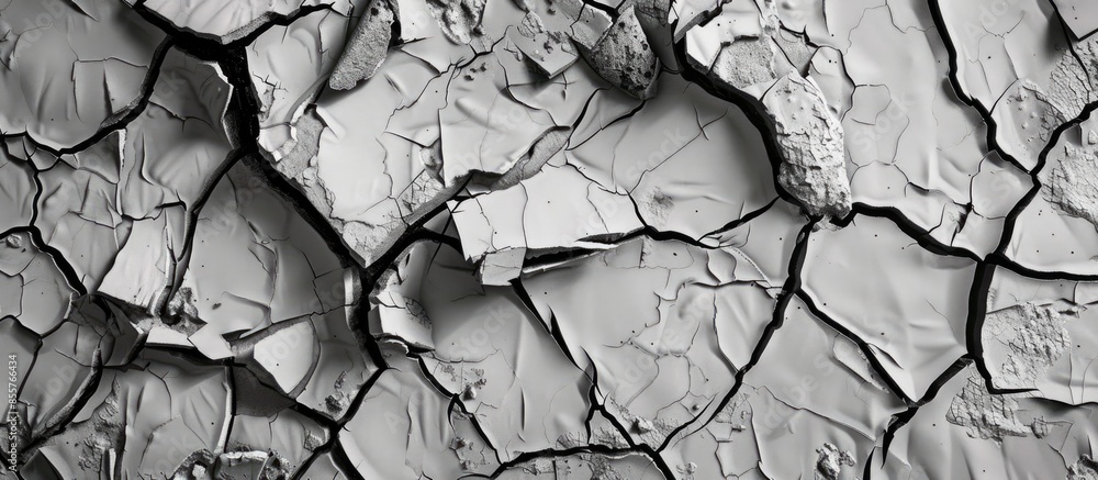 Aufkleber Grey background created from picture of plastic cracking surface. with copy space image. Place for adding text or design