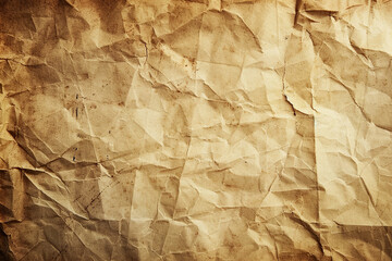 Fototapeta premium Beautiful texture old crumpled paper, design abstract background