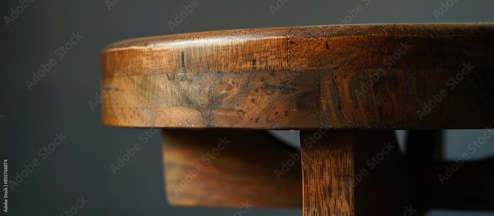 Poster wooden base of the chair. with copy space image. place for adding text or design