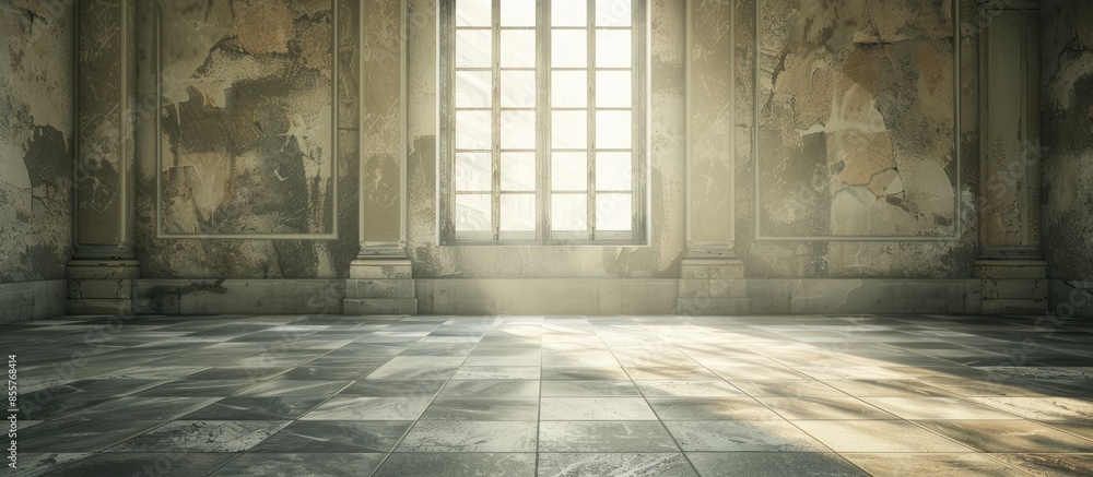 Poster floor room arts backgrounds. with copy space image. place for adding text or design