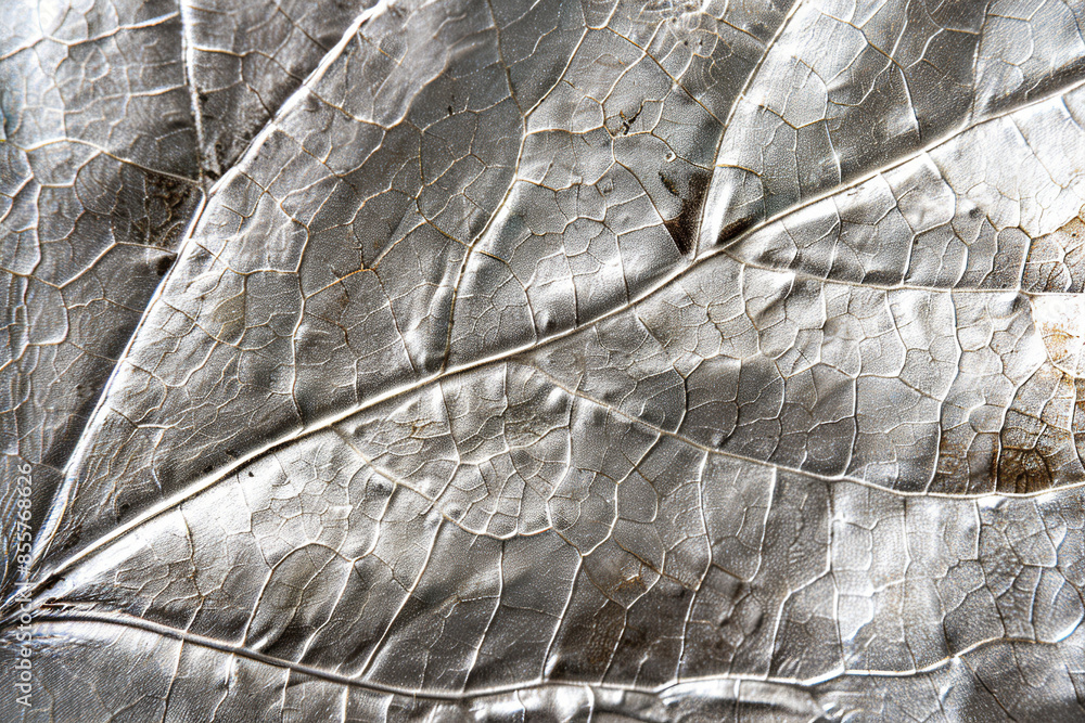 Wall mural Generative ai on theme of beautiful texture leaf from tree for design natural abstract background