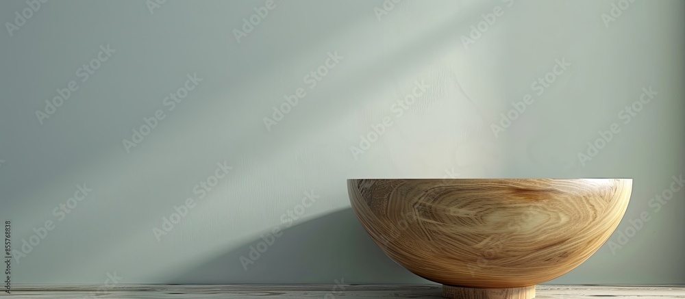 Poster wood basin. with copy space image. Place for adding text or design