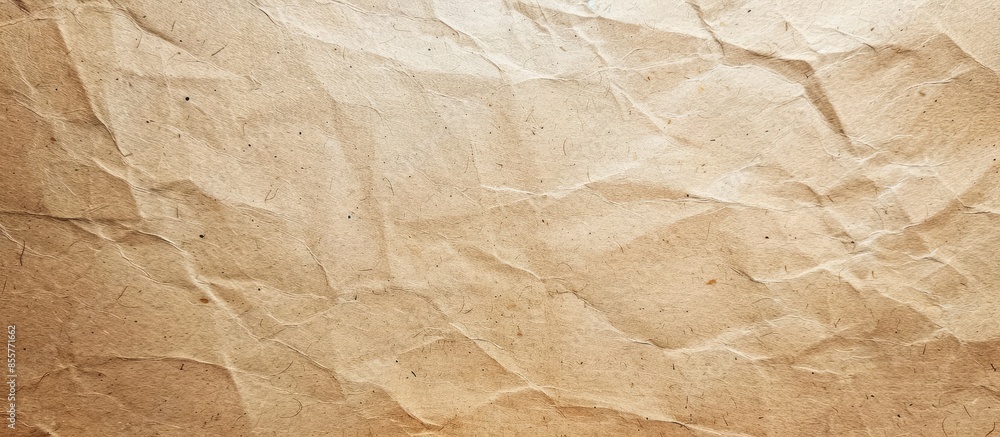 Leinwandbilder beige recycled craft paper texture as background. copy space image. place for adding text or design