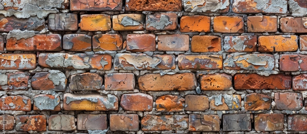 Poster Brick wall texture or background. with copy space image. Place for adding text or design