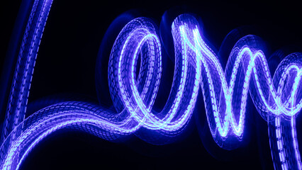 Digital Wallpaper Gaming Streaming Background Futuristic Abstract Neon Overlay Effect