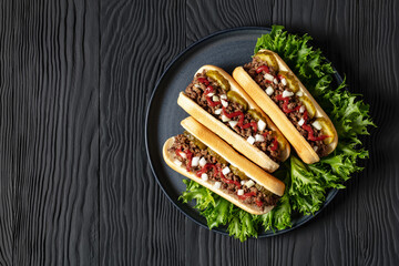 Midwestern Loose Meat Sandwiches on a grey plate