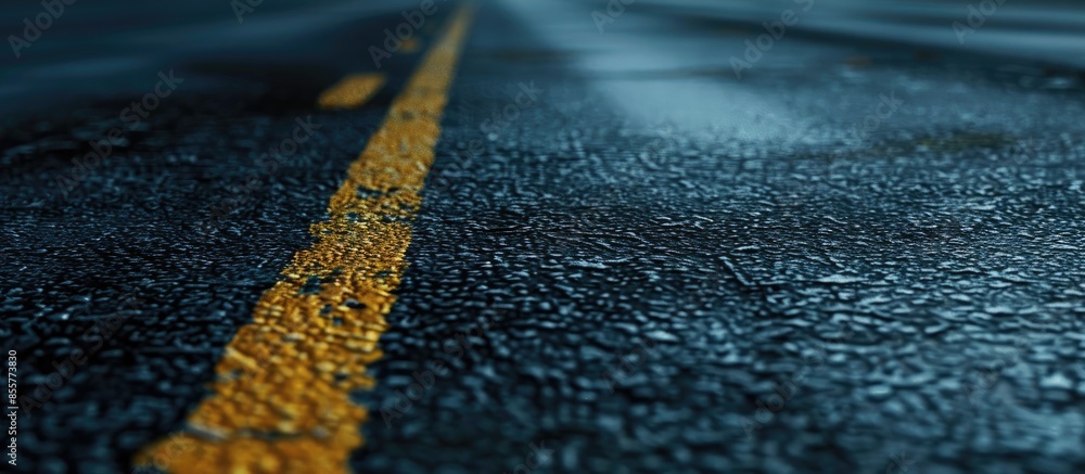 Poster Asphalt highway texture. with copy space image. Place for adding text or design