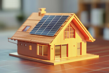 Generative ai on theme of solar cell panels in a photovoltaic power plant, eco renewable power