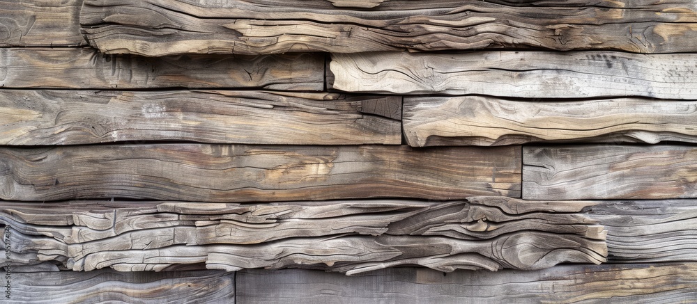 Poster gypsum wood wall texture wood structure. with copy space image. Place for adding text or design