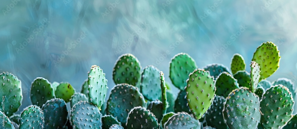 Poster cactus. with copy space image. place for adding text or design