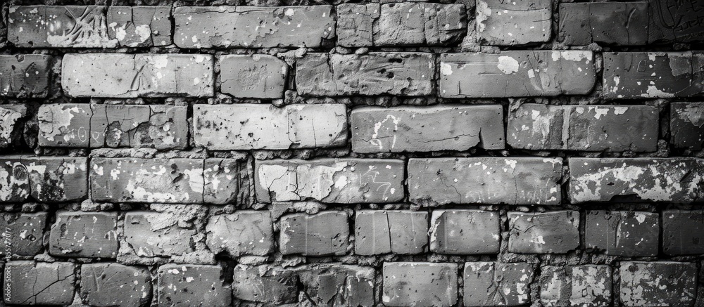 Aufkleber grey brick wall texture. with copy space image. place for adding text or design