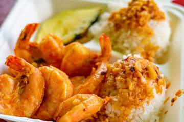 Garlic Shrimp / North Shore Shrimp Trucks, Honolulu, Oahu , Hawaii
