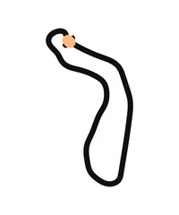 Hairpin, bow clips, elastic band, hair grip, ribbon bow, bowknot, hair accessories, wire pins, hairdressing supplies concept flat vector illustration.
