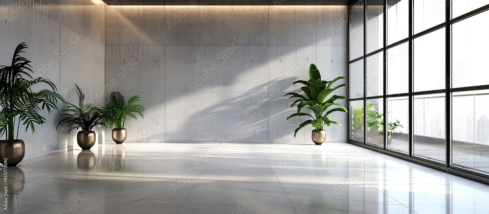 Aufkleber Modern lobby. with copy space image. Place for adding text or design
