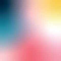 Multicolor gradient background, blue, pink, yellow vector