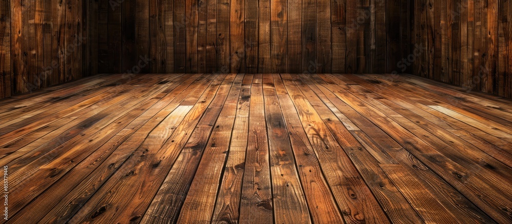 Poster flooring, wooden texture background. with copy space image. place for adding text or design