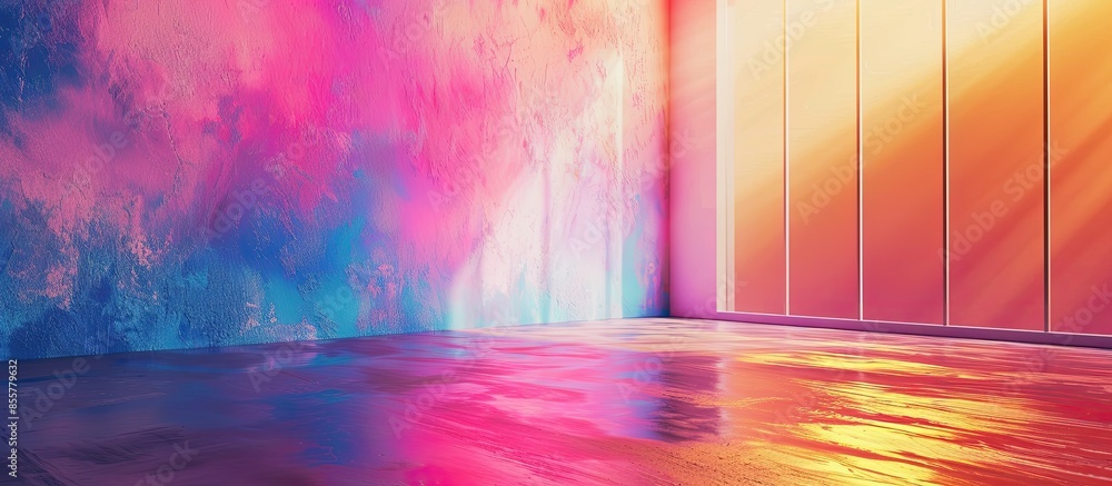 Poster abstract art wall advertising color interiors, backgrounds & textures. with copy space image. place 