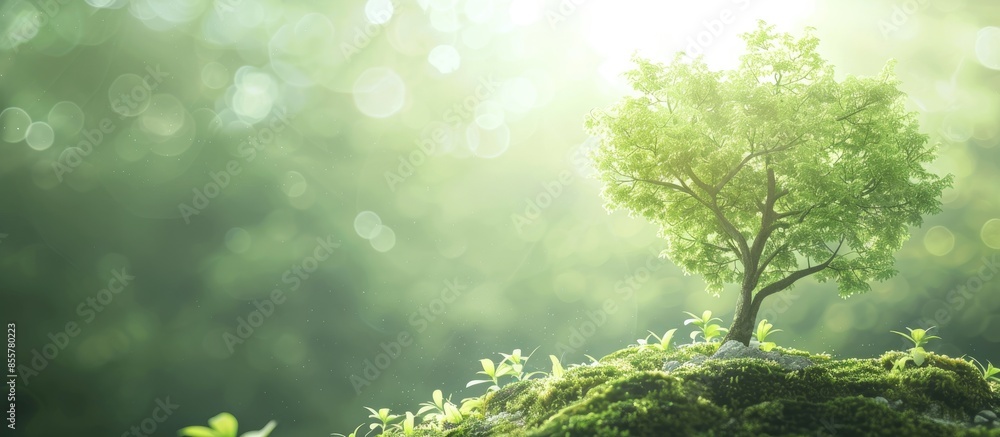 Aufkleber Reduce CO2 emission concept.Clean and friendly environment without carbon dioxide emissions. Copy space image. Place for adding text or design